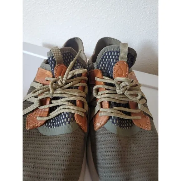 Olukai Mio Li Everyday Athletic Shoes Hunter Green/Lava Rock 10440-HGLR Men's 8