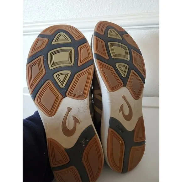 Olukai Mio Li Everyday Athletic Shoes Hunter Green/Lava Rock 10440-HGLR Men's 8