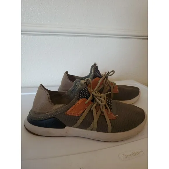 Olukai Mio Li Everyday Athletic Shoes Hunter Green/Lava Rock 10440-HGLR Men's 8