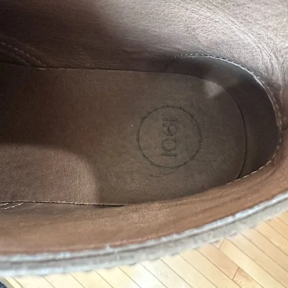 OLUKAI Moloa Hulu Wool-Blend Slippers, Soft Knit Slip On Shoes Size 10 Drop Heel
