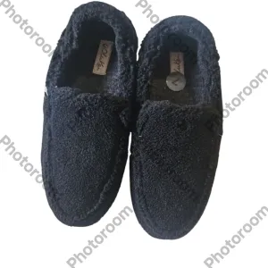 OLUKAI Nohea Heu Woman Soft Sherpa Fleece Drop-in Heel  Slippers 7W
