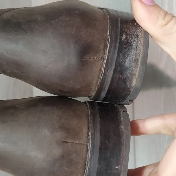 Olukai Womens Kaona II Ankle Side zip Leather Boots shoes sz 7.5