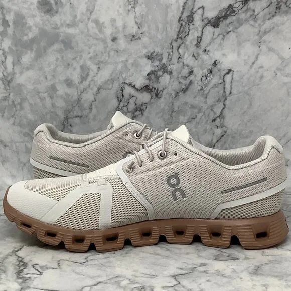 On Cloud Women's 10.5 Sand Rose Brown Cloud 5 Athletic Running Shoes N4-25