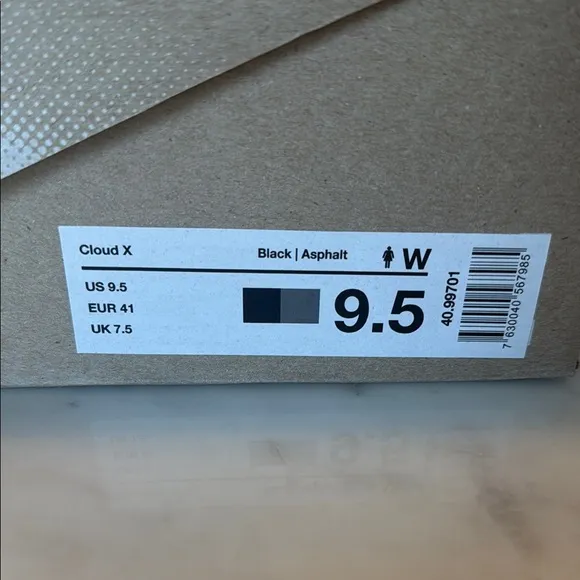 On Running Black Athletic Shoes CloudTec X Performance