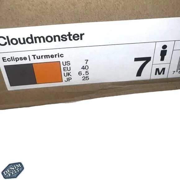 On Running Cloudmonster Athletic Shoes | Color: Eclipse | Turmeric | NEW!!