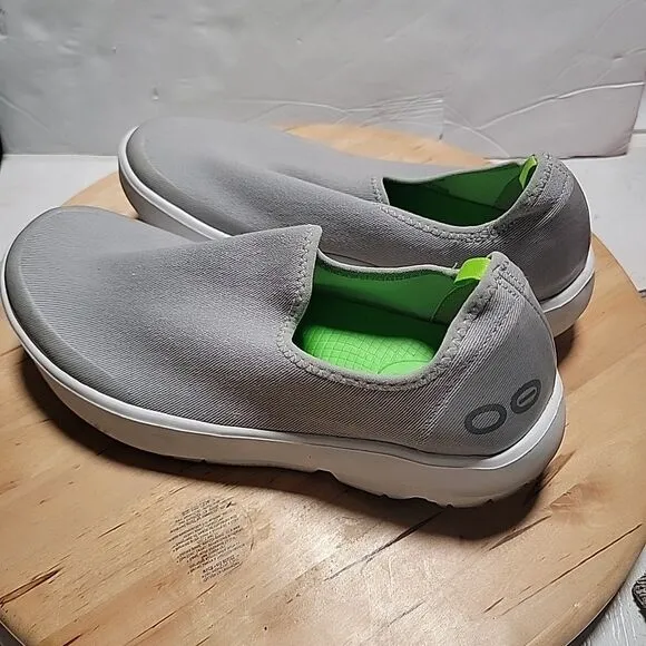Oofos Oomg Eezee Comfort Recovery Shoes Womens Sz 10  White Slip On Casual
