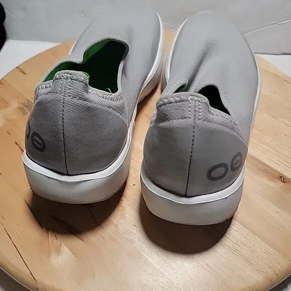 Oofos Oomg Eezee Comfort Recovery Shoes Womens Sz 10  White Slip On Casual