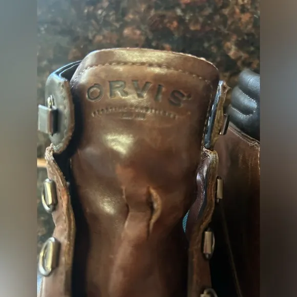 ORVIS Mens Chukka Ankle Boots Brown Leather Upper Thinsulate 81204 Sz 10
