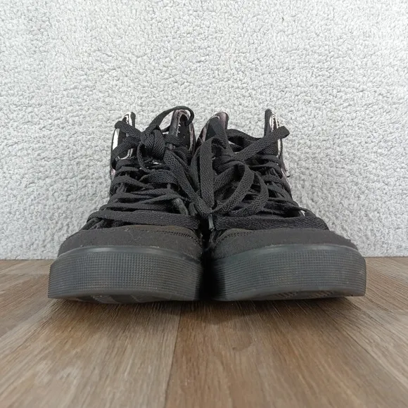 Osiris High Top Skate Shoes Skull Print Mens Size 13 Sneakers Black Lace Up