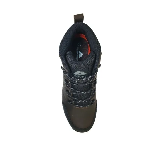 Ozark Trail Meadows 2.0 Brown Black leather waterproof Hiking Boots