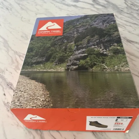 OZARK TRAIL Men’s Free Edge Hiker Boots Round Toe Brown Wheat Size 12 NEW