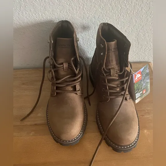 Ozark Trail Men's Range Clean Toe Mountain Hiking Boots Size 7 m7