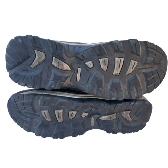 Ozark Trail Men's Size 11 Hiking Boots Recreation Black Leather &amp; Manmade Upper