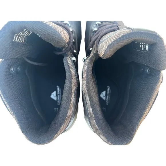 Ozark Trail Men's Size 11 Hiking Boots Recreation Black Leather &amp; Manmade Upper