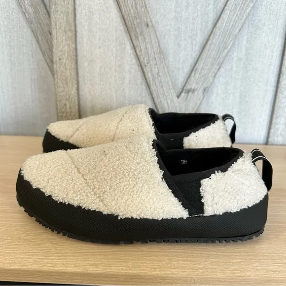 P448 SHEARLING LABY TEDDY FAUX FUR SLIPPERS