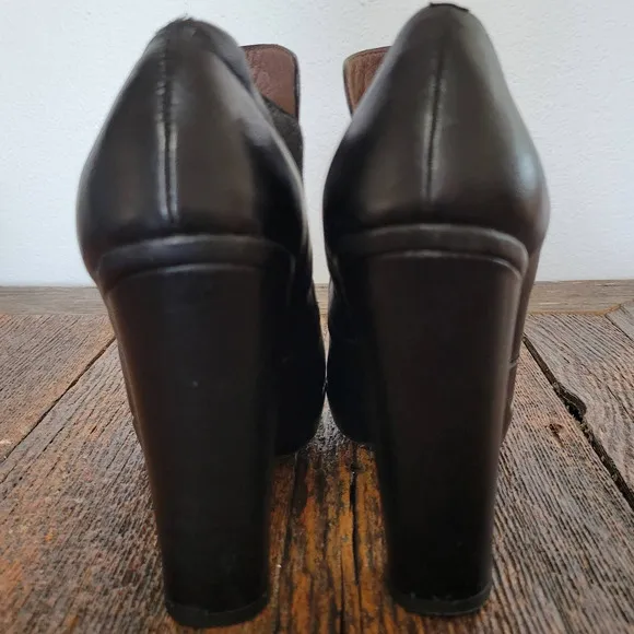 Paco Gil Black Leather Ankle Boots Booties