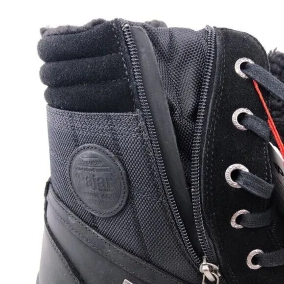 Pajar Trooper 2.0 Black Leather Waterproof Winter Boots 13