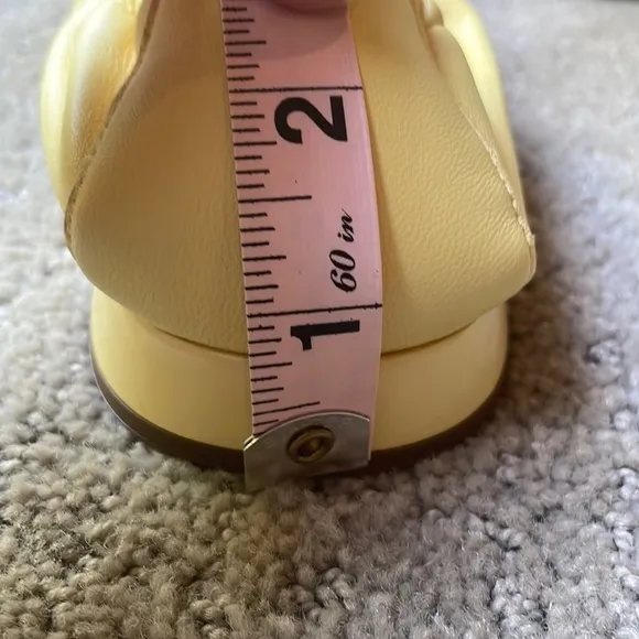 Pale Yellow Luxury Ballerina Shoes