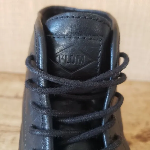 Palladium PLDM Palamos Black Leather Chukka Ankle Boots Size 9 Made In Portugal