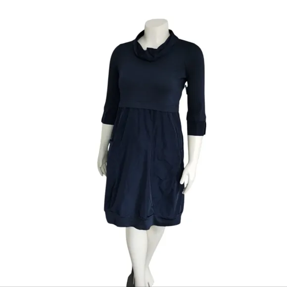 Paquito Italy Women's Viscose Capsule Contemporary Quiet Luxury Mini Dress Large