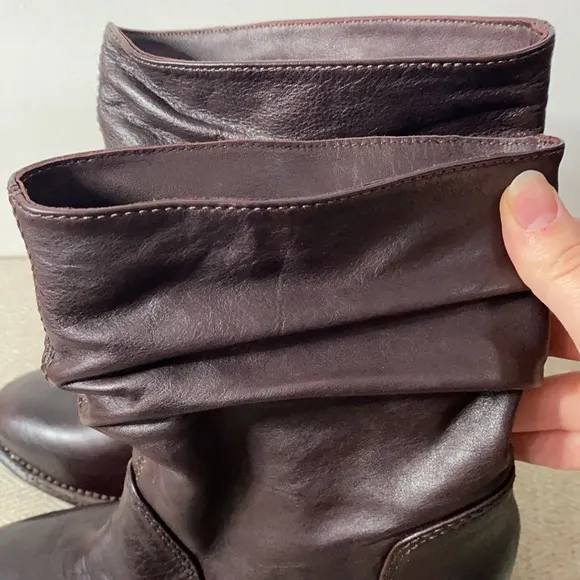 Patricia Nash Monte Slouch boots in nut size 5.5