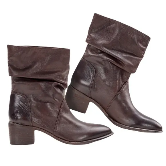 Patricia Nash Monte Slouch boots in nut size 5.5
