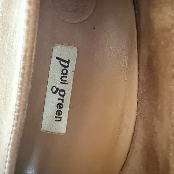 Paul Green Ladies Patina Leather Shoes tassel weejun Size 5 Beautiful Dressy