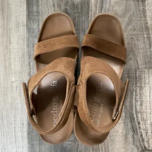 PEDRO GARCIA Jouri Platform Suede Wedges Size 39.5