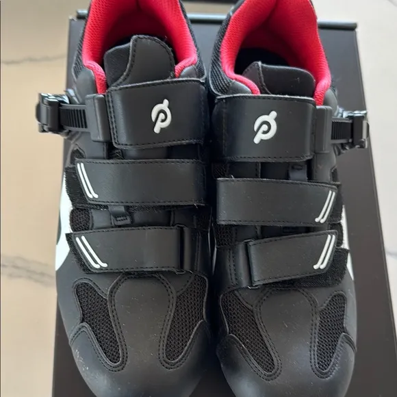 Peloton Black and Red Cycling Shoes 10.5