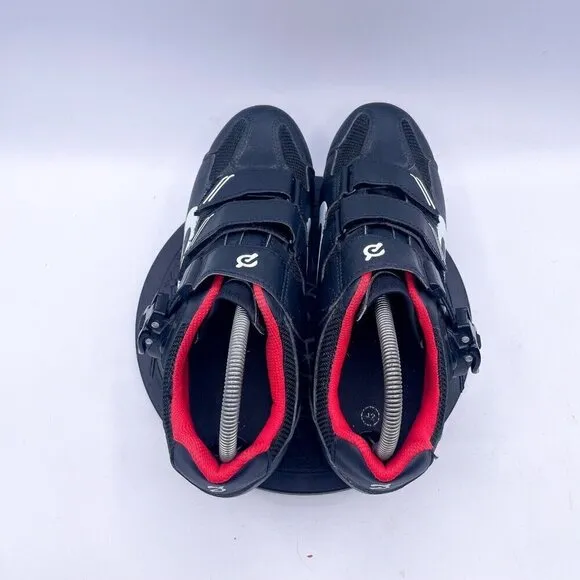 Peloton Cycling Shoes Cleats Men’s US 9 Size 42( EU) Womens 12 Black Red Indoor