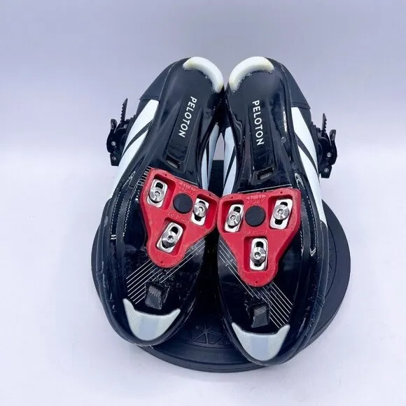 Peloton Cycling Shoes Cleats Men’s US 9 Size 42( EU) Womens 12 Black Red Indoor