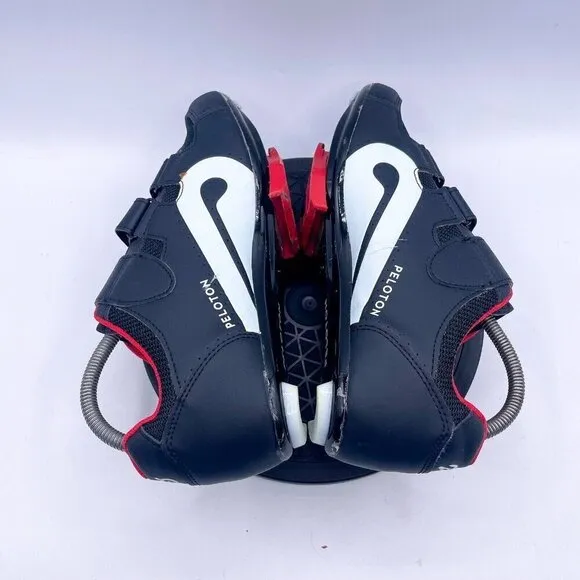Peloton Cycling Shoes Cleats Men’s US 9 Size 42( EU) Womens 12 Black Red Indoor