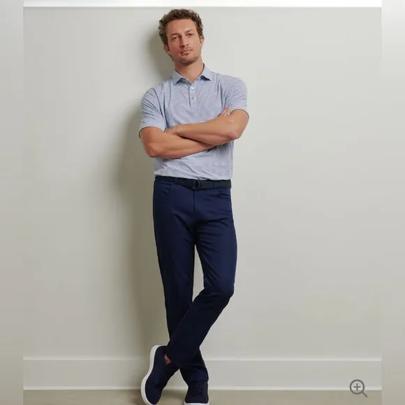 Peter Millar Blue Chinos Classic Tailored