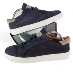 Peter Millar Crown Suede Casual Low Top Sneakers Navy MS20F05 Men's 9M