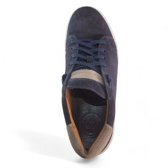 Peter Millar Crown Suede Casual Low Top Sneakers Navy MS20F05 Men's 9M