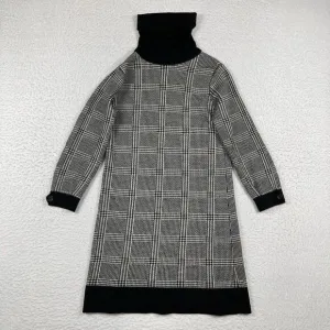 Peter‎ Millar Dress Womens Small Black White Merino Wool Sweater Career Luxury