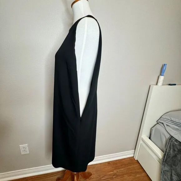 Piazza Sempione Italy Shift Dress Silk Blend Size 10 (46) Quiet‎ Luxury Career