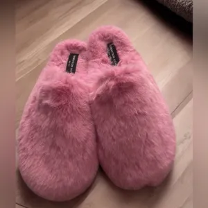 Pink Furry Slippers