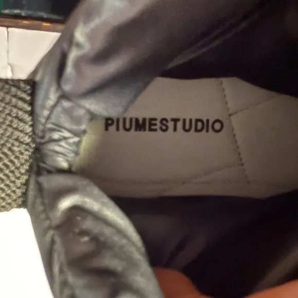 Piumestudio Luna Boot Padded Ankle Boots in Black Size 36 US 6 NEW