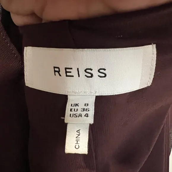 Plum Reiss Short Sleeve Dress (Size 4)