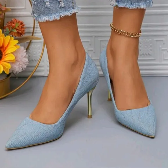 Pointed High-Heeled Shoes New Arrival,Thin Heels,Non-Slip,Comfortable,Everyday