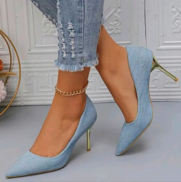 Pointed High-Heeled Shoes New Arrival,Thin Heels,Non-Slip,Comfortable,Everyday