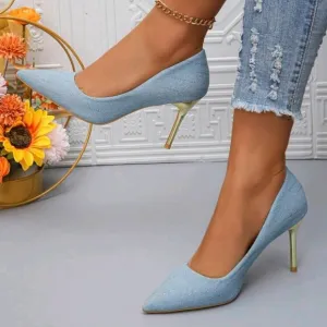 Pointed High-Heeled Shoes New Arrival,Thin Heels,Non-Slip,Comfortable,Everyday