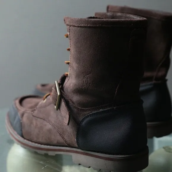Polo Ralph Lauren Woolton Men's Size 12D Brown Suede Hiking Trail Boots