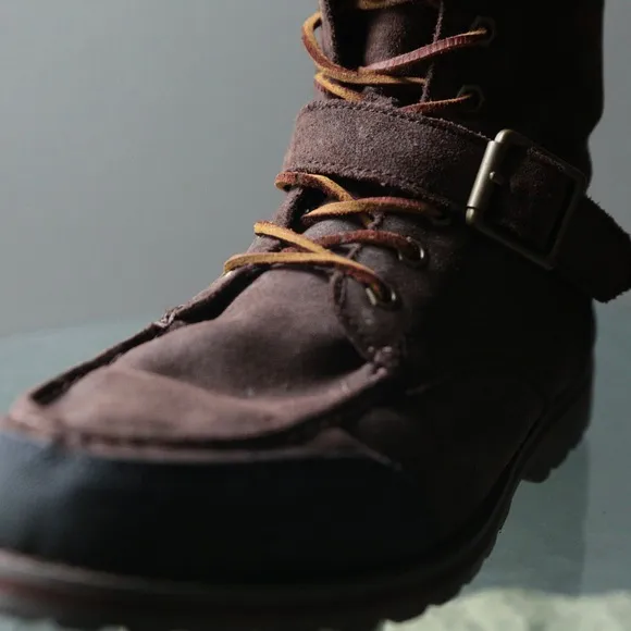Polo Ralph Lauren Woolton Men's Size 12D Brown Suede Hiking Trail Boots