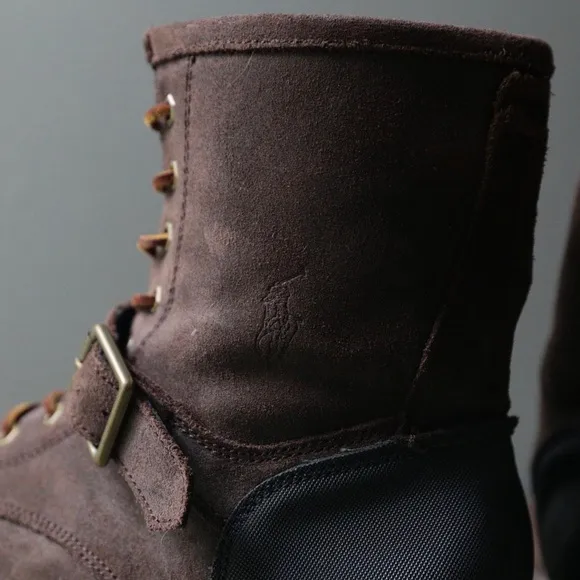 Polo Ralph Lauren Woolton Men's Size 12D Brown Suede Hiking Trail Boots