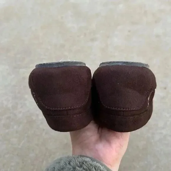 Polo Ralph Lauren Moccasin Slippers Brown Men’s Sz 10