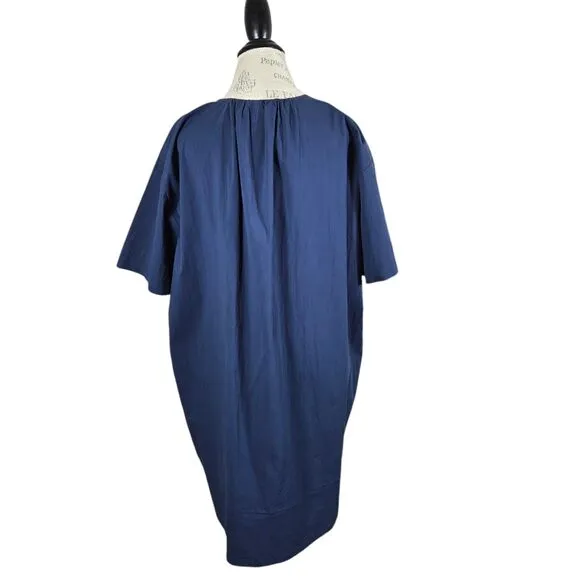 Pomander Place Dress Womens XLarge Indigo Blue Lea Mini Minimalist Tuckernuck