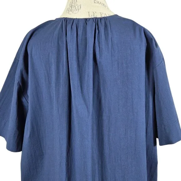 Pomander Place Dress Womens XLarge Indigo Blue Lea Mini Minimalist Tuckernuck