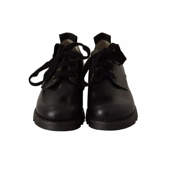 Pre Loved FLY LONDON Ankle Boots Casual Style Women Black Flats